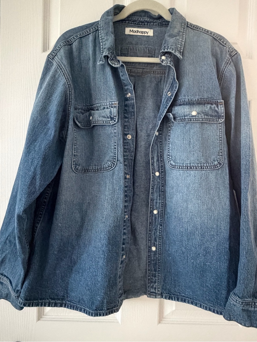 Madhappy Light Blue Denim oversized shirt